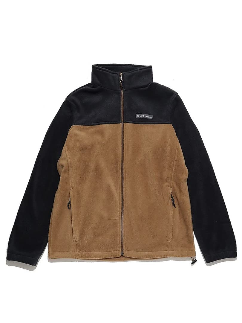  ジップアップジャケット クリーム/ブラウン Amazon.co.jp: コロンビア（Columbia） ジップアップ スティーンズ